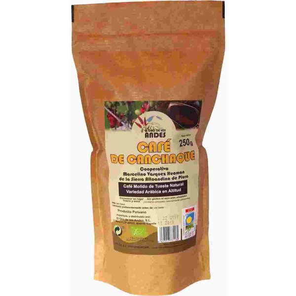 El Oro de los Andes Café Molido AráBica Torrefacto Natural 250 G-image