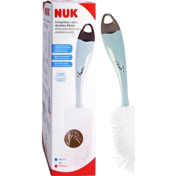 Nuk 2 En 1 Cepillo Doble De Fibra 1Ud-image