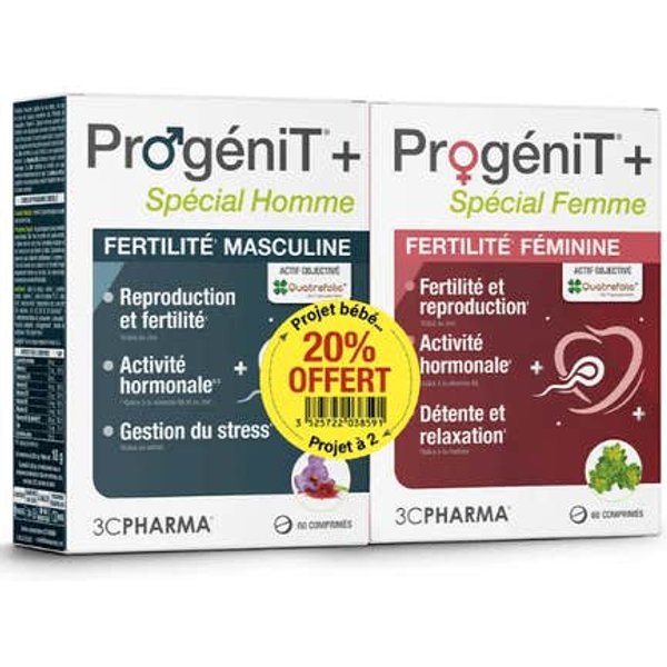 3C Pharma Duo Progenit+ Hombre Mujer 120Comp-image