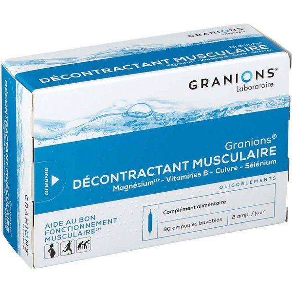 Eafit Granions Relajante Muscular 30 Ampollas-image