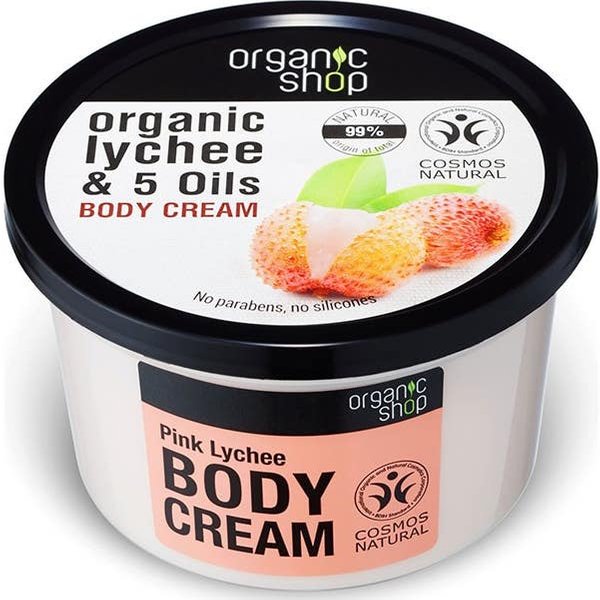 Organic Shop Crema Corporal Lichi Rosa 250Ml-image