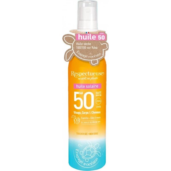 Respectueuse Aceite Solar SPF50 100 Ml-image