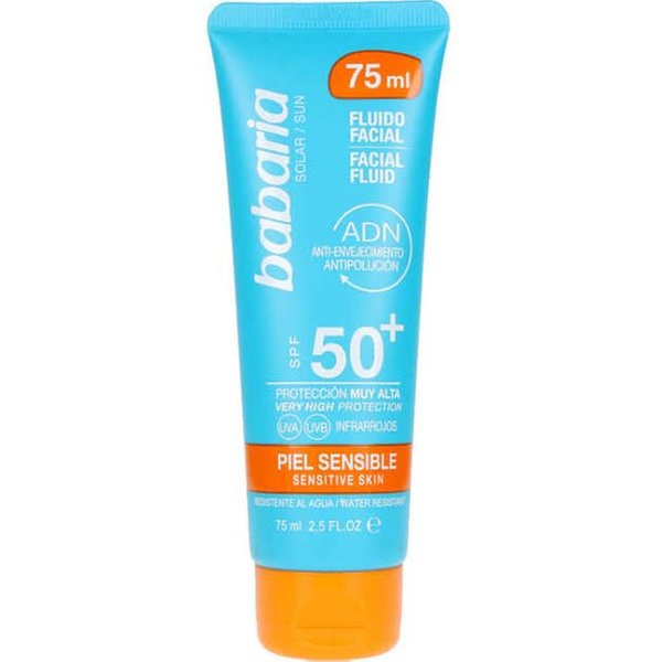 Babaria Solar Fluido Piel Sensible Spf50+ 75 Ml-image