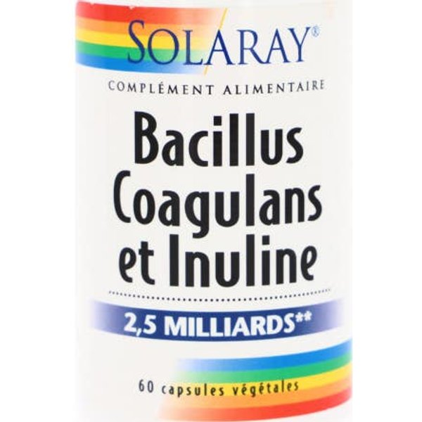 Solaray Bacillus Coagulans E Inulina 60Caps-image