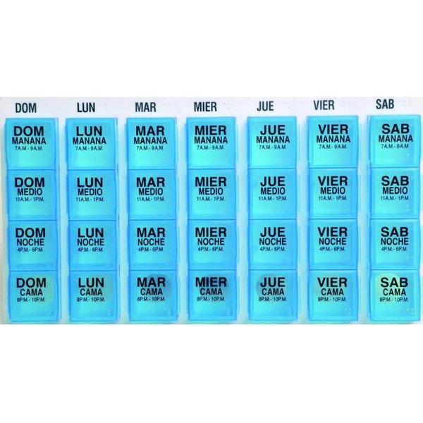Garcia 1880 Pastillero Semanal 4 Tomas Azul 1 Ud-image