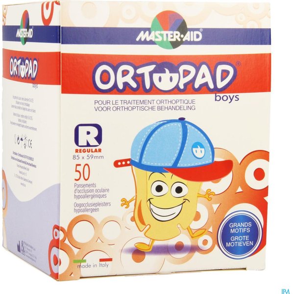 Ortopad Boy P/Ocul Gd/Word Reg50-image