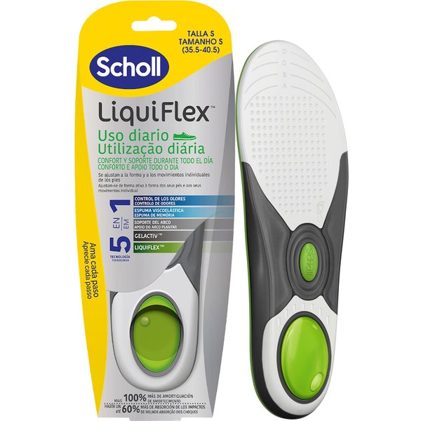 Scholl Liquiflex Plantillas Uso Diario Talla S 1 Par-image