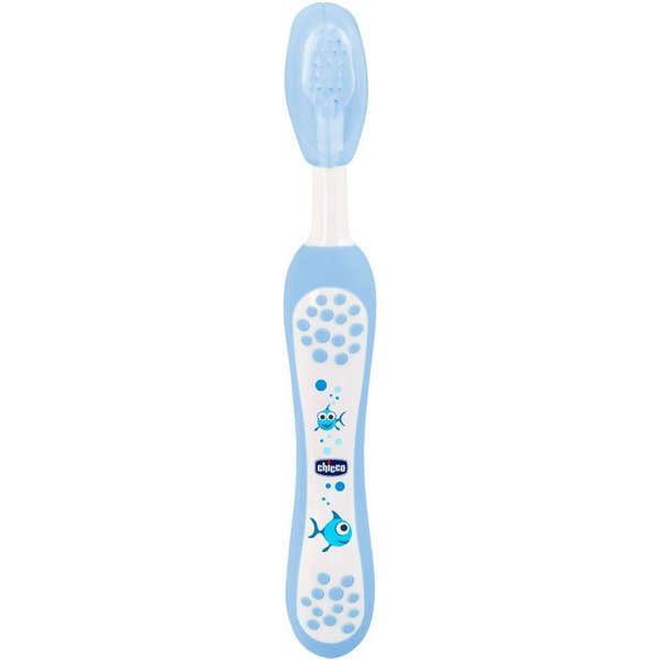 Chicco Cepillo Dental Infantil De Cerdas Suaves Azul 6M+ 1Ud-image