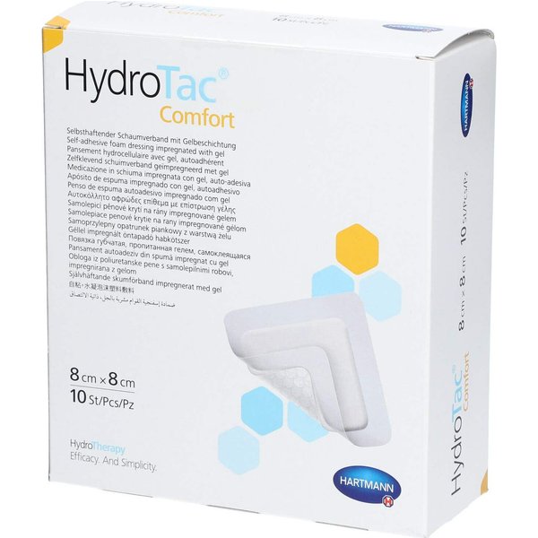 Hydrotac Comfort ApóSitos Adhesivos 8X8Cm 10Uds-image