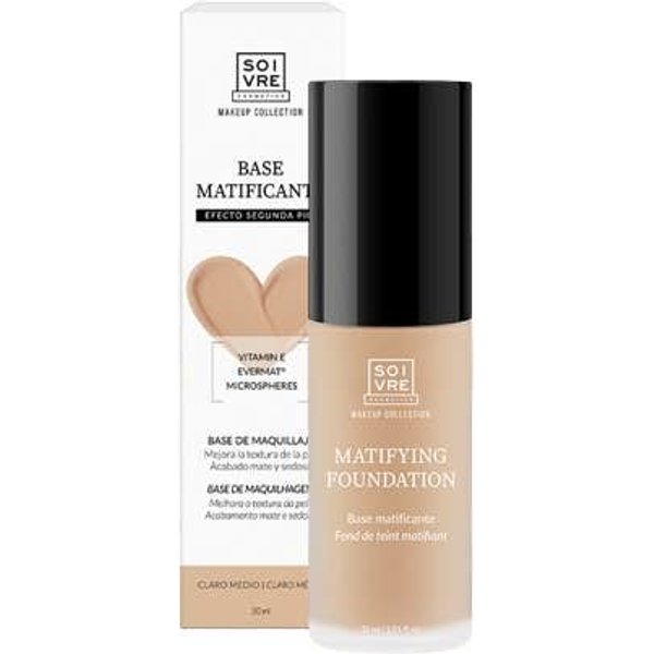 Soivre Cosmetics Base Maquillaje Matificante Claro-Medio 30 Ml-image