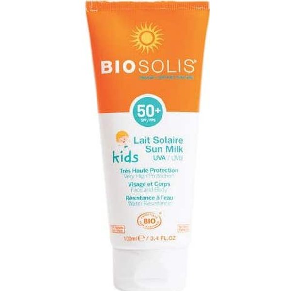 Biosolis Leche Solar Facial Y Corporal NiñOs Spf50+ 100 Ml.-image