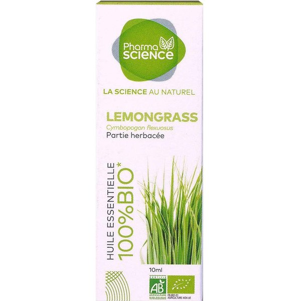 Pharmascience Aceite Esencial De Hierba De LimóN OrgáNico 10 Ml-image