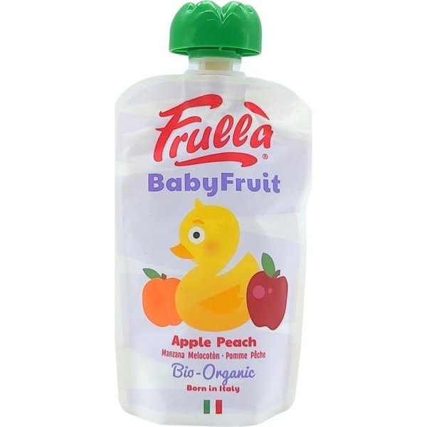 Frulla Babyfruit Manzana MelocotóN Puré Bio 100G-image