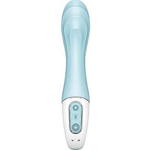 Satisfyer Air Pump Vibrator 5+ Vibrator Punto G Blue Pink Inflatable 1Ud-image
