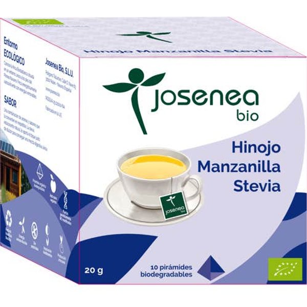 Josenea Hinojo Manzanilla Stevia Bio 10 PiráMides En Sobre-image