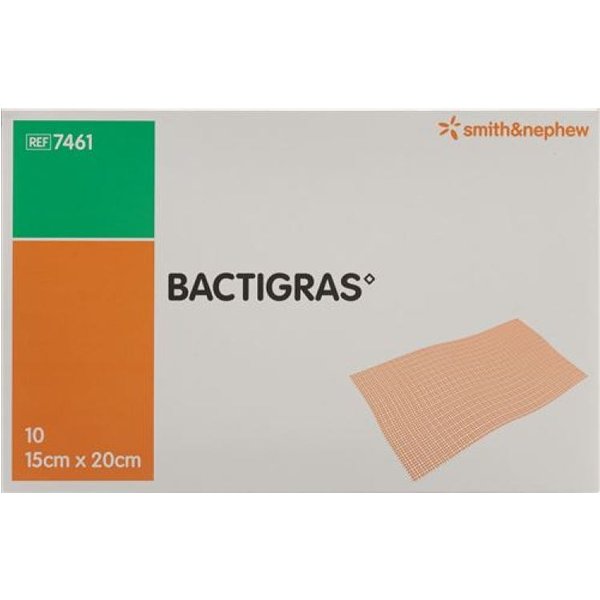 Pharmaidea Bactigras Gasa Empapada 15X20 Cm 10 Uds-image