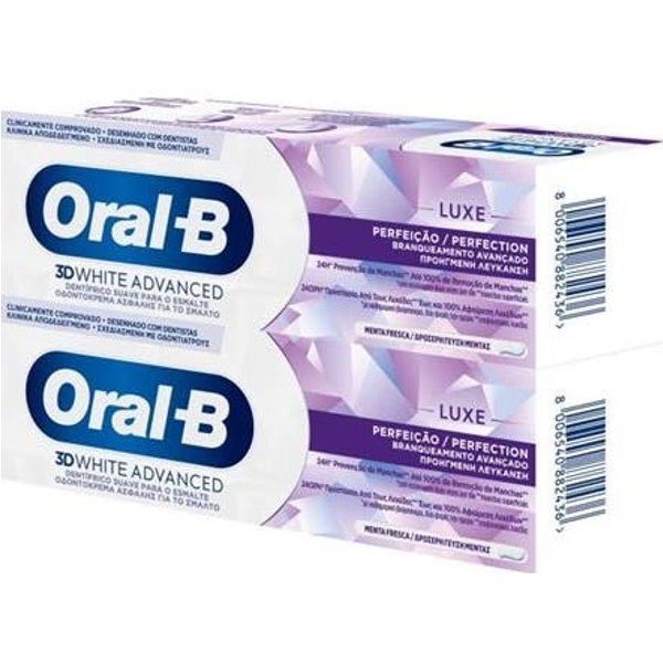 Oral-B 3D White Advanced Luxe Perfection 2X75Ml-image