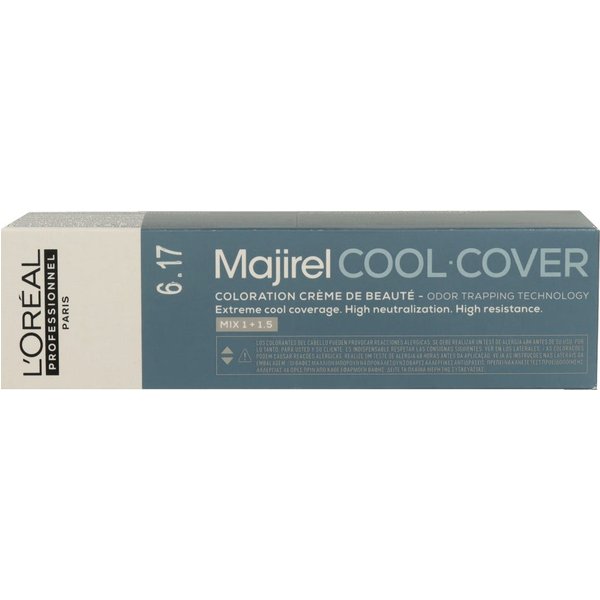 L'Oréal Majirel Cool Cover 6.17 Rubio Oscuro Ceniza Irizado 60 Ml-image