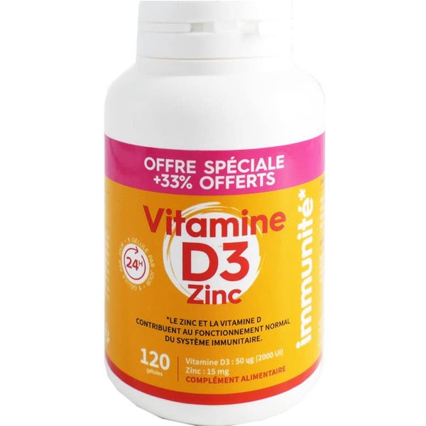 Pharmascience Vitamina D3 + Zinc 120Caps-image
