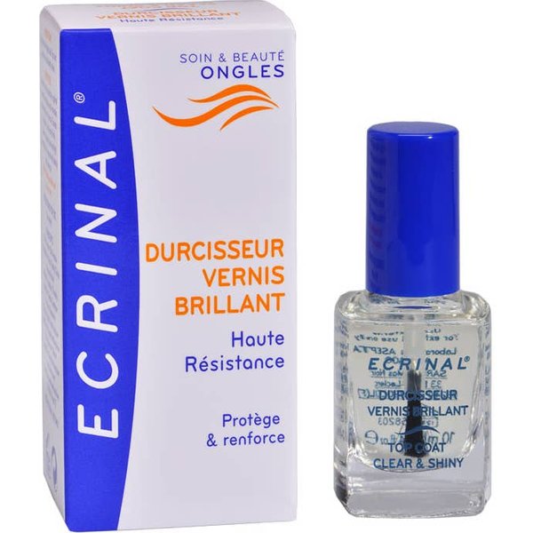 Endurecedor De UñAs Ecrinal High Gloss Resistance Nail Hardener 10Ml-image