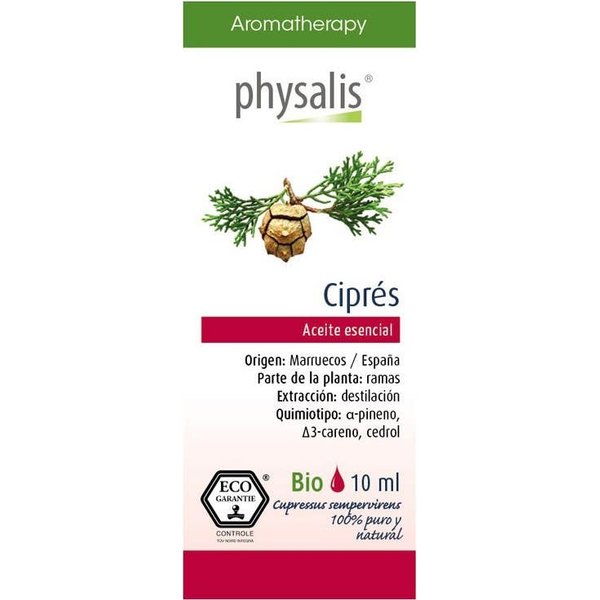 Physalis Aceite Esencial De CipréS Bio 10Ml-image