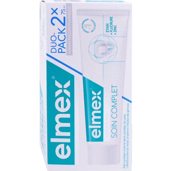 Elmex Pack DentíFrico Sensible Cuidado Completo 2X75Ml-image