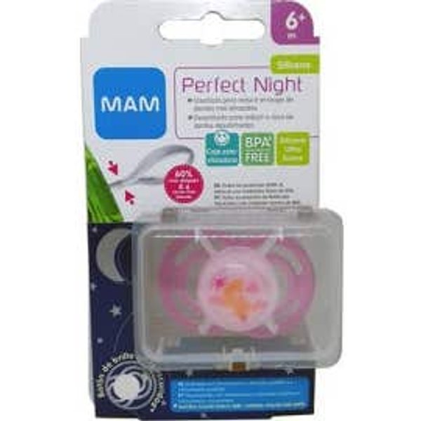 Mam Baby Chupete Silicona Perfect Night +16 M Rosa-image