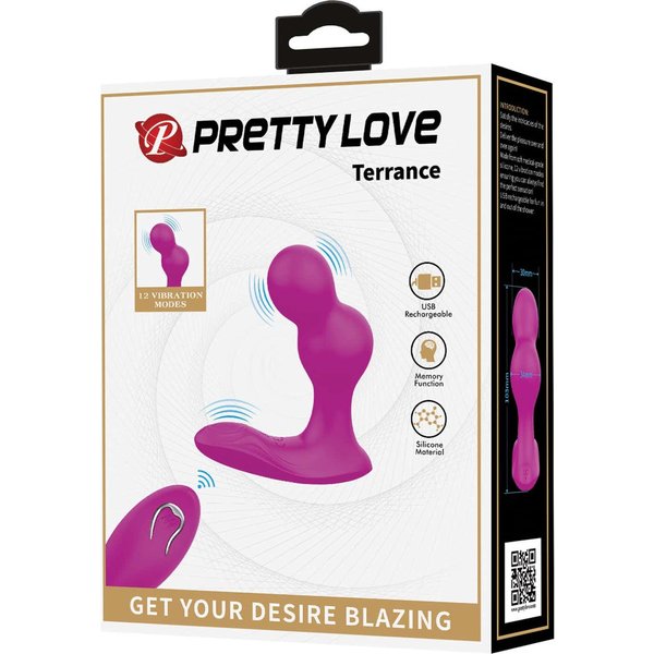 Pretty Love Terrance Masajeador Vibrador Anal Morado 1Ud-image