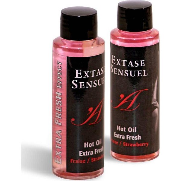 Extase Sensual Aceite Masaje Extra Fresh Fresa 100Ml-image