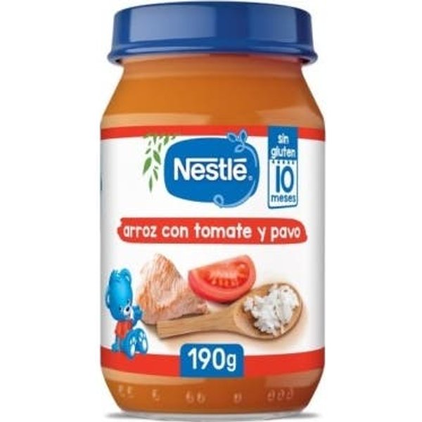 Nestlé Tarrito Arroz Con Tomate Y Pavo Bio 190 G-image