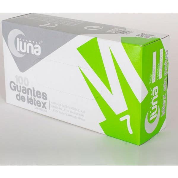 Luna Guantes LáTex Sin Polvo Talla M 100Uds-image
