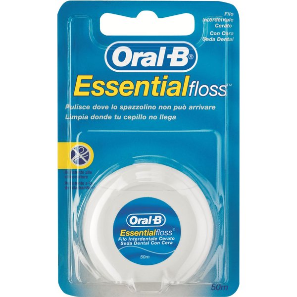 Oral-B Essential Floss Seda Dental Cera 50M 1 Ud-image