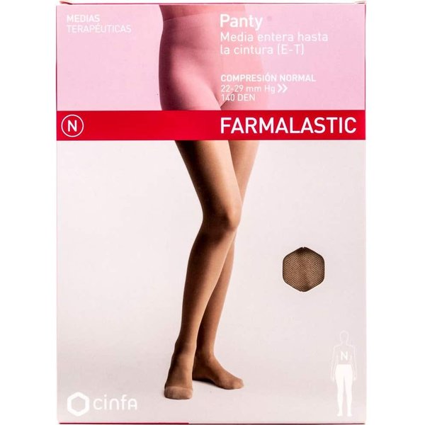 Panty Comp Normal 140 Den Comprelastic Beige T - 4C-image