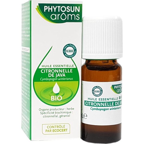 Phytosun ArôMs Citronnelle De Java Huile Essentielle 10Ml-image