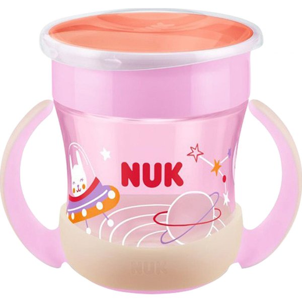NUK Mini Magic Cup Night 6 M+ Rosa 160 Ml 1 Ud-image