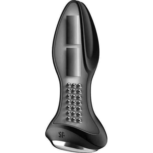 Satisfyer Rotator Plug 2+ Plug Vibrador Negro 1Ud-image