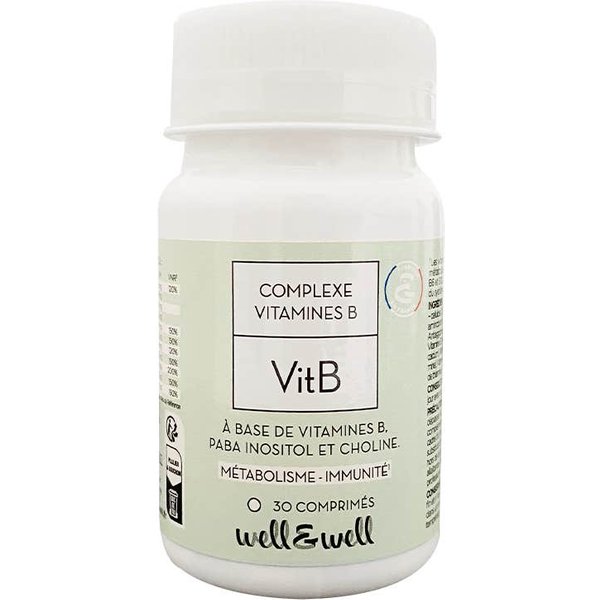 Well&Well Vitamina B Complejo Vegano 30Comp-image