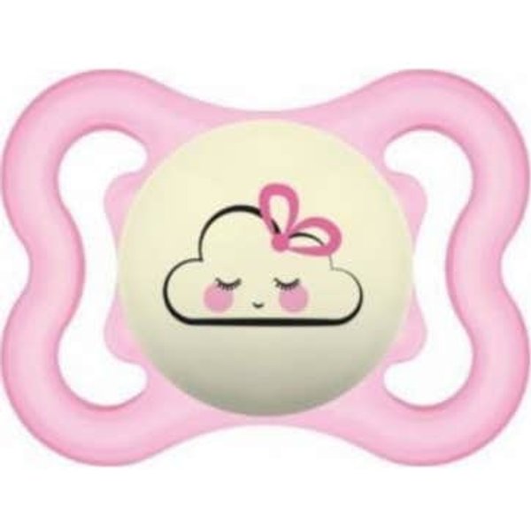 Mam Supreme Night Chupete Silicona Rosa 2-6 Meses 1Ud-image
