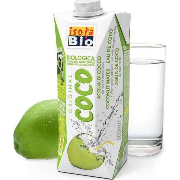 Isola Bio Agua Coco Verde Bio Brick 500 Ml-image
