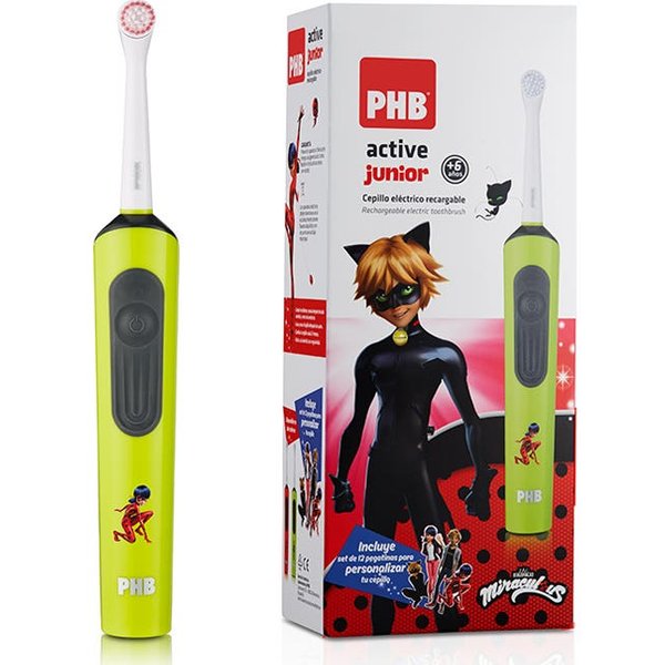 PHB Active Junior Cepillo EléCtrico Ladybug Verde-image