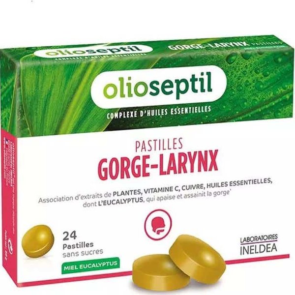 Olioseptil Garganta Laringe 24 Pastillas-image