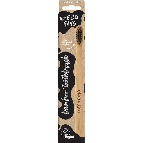The Eco Gang Cepillo Dental Adulto Medio Negro 1Ud-image