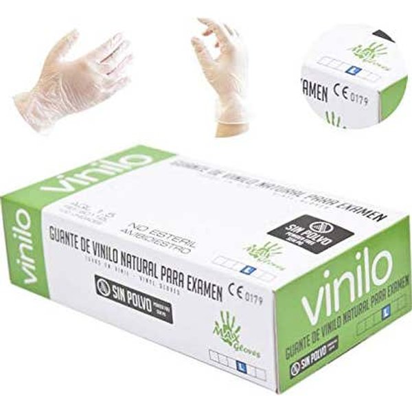 Tessiline Guantes De Vinilo Talla L 100 Uds-image