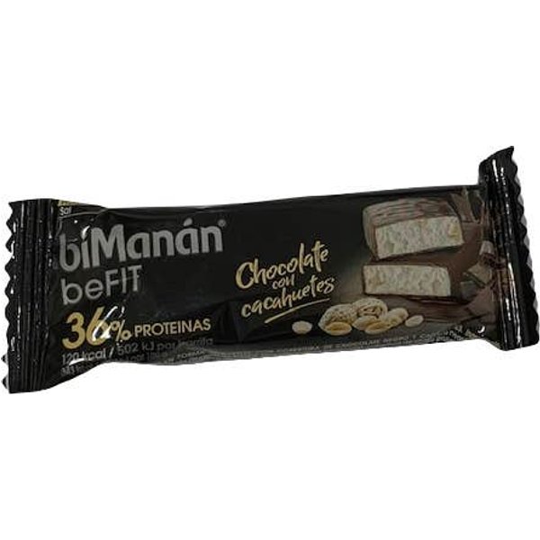 BimanáN Befit Barrita Chocolate Con Cacahuetes 27 G-image