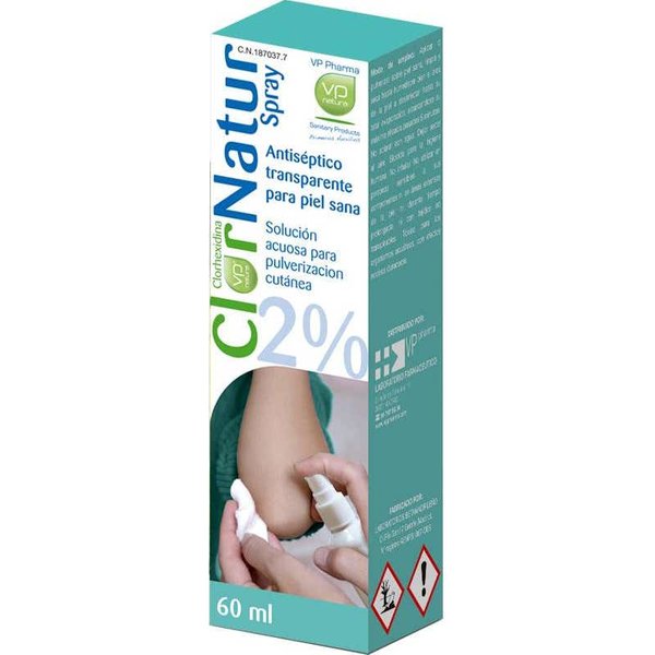 Clornatur Clorhexidina 2% SolucióN Acuosa Spray 60Ml-image