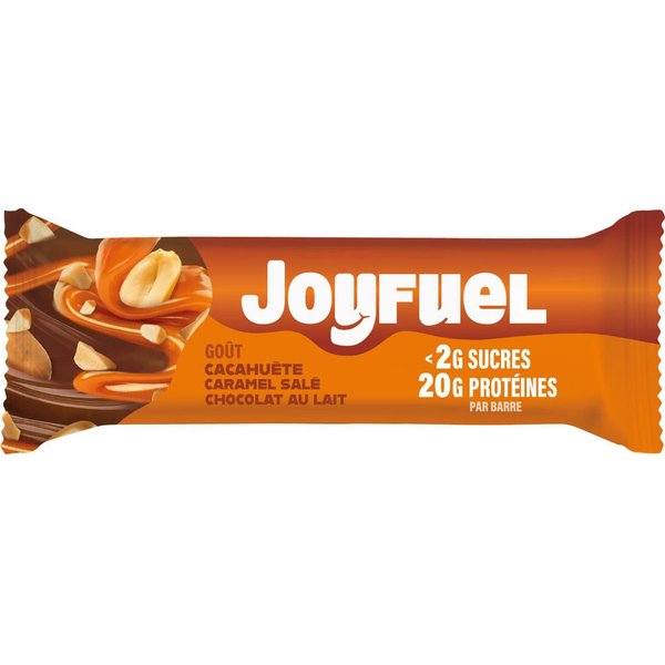 Joyfuel Barrita Proteica Cacahuete Caramelo Chocolate Con Leche 55G-image