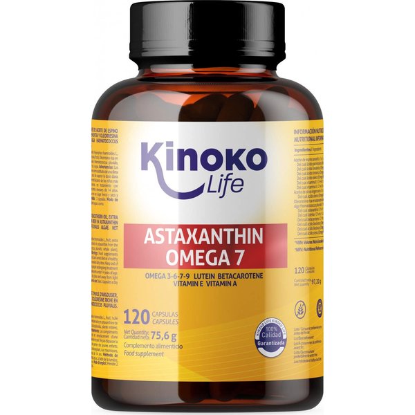 Kinoko Life Astaxantina Omega 7 Aceite De Espino Amarillo 120Caps-image