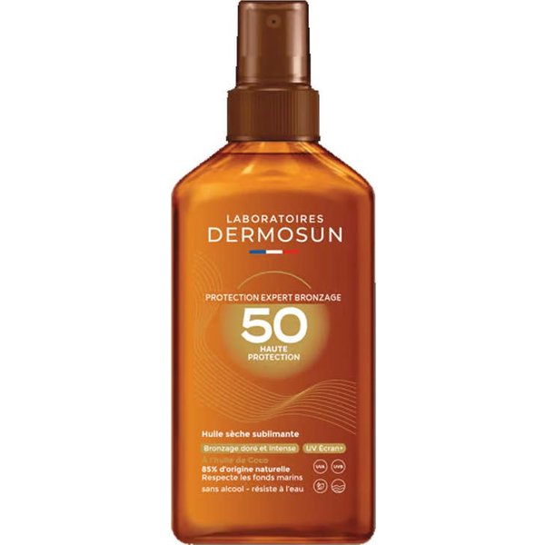 Laboratoires Dermosun Spray Expert Bronzage Aceite Seco Spf50 125 Ml-image