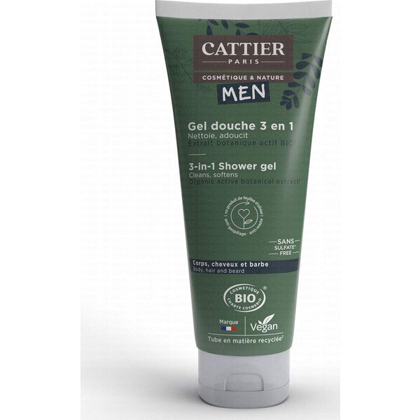 Cattier Men Gel De Ducha 3 En 1 200Ml-image