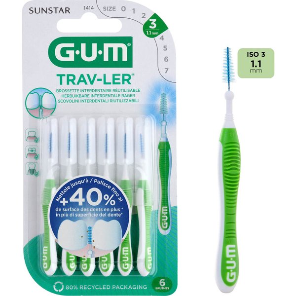 Gum Trav-Ler Cepillo Interdental 1.1 Mm 4 Uds-image